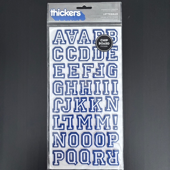 Varsity - Bundle of Scrapbooking Paper and Stickers - Picture 3 of 9